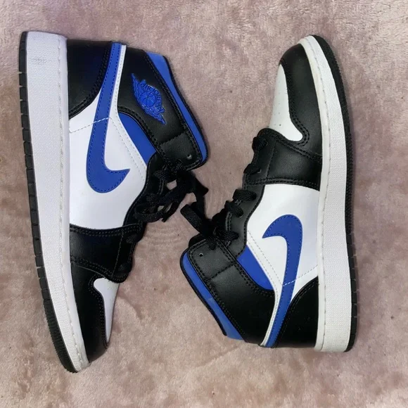 Air Jordan 1 Mid 'Racer Blue' - Picture 2 of 3